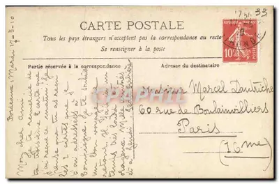 Bordeaux - Grande Cloche — editor G. Chalandon, n° 22 — Reverso