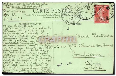 Bordeaux — Velha Casa — LL. — n°129 — Verso