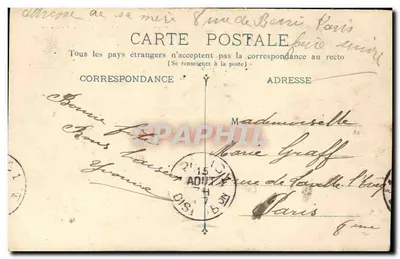 Bordeaux — A Igreja de São Miguel — A.P. — Verso