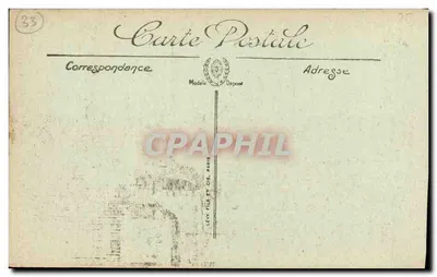Bordeaux — A Torre da Grande Campanha — Maison Magot, n°105 — Verso