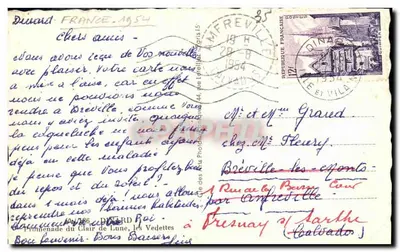 Porto de Brestville — vista do cais e dos barcos — editor C.G. n° 786 — Verso