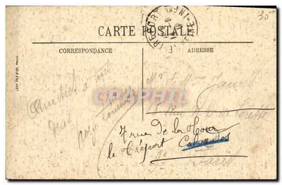 Dinard — Effet de Lune à la Pointe de la Malouine — LL. — Rewers