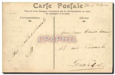Dinard — Le Chemin de Camak — Wydawca nieznany, numer serii nieodczytelny — Rewers