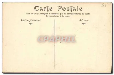 Saint-Enogat — A Praia — Editor anônimo, n° 305 — Verso