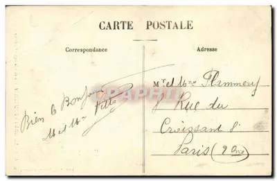Le Grand-Fougeray (Ille-et-Vilaine) — Traje local — Fototipia J. Quictaubert, n° 422 — Verso