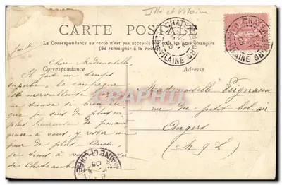 Châteaubourg, Katedra — Ille-et-Vilaine — wydawca nieznany, nr serii 2 — Rewers