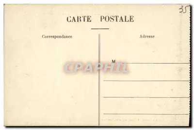 Costa d'Emeraude — Studio di onde, vicino al Forte Nazionale — T. Guérin, successore, Saint-Malo — Verso