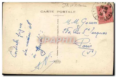 Saint-Malo — Wielki Bé i grobowiec Châteaubrianda — wydawca ARCRA — Rewers