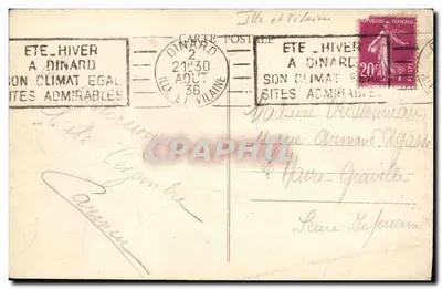 Kust van Emesaude — Roche van Sint Brendan — Uitgave Maurice Guérin, St-Malo — Achterkant