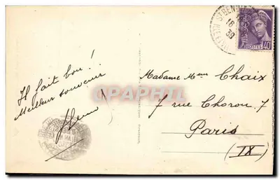 Cancale - Vista para o Rocher — cartão postal n°20 — Verso