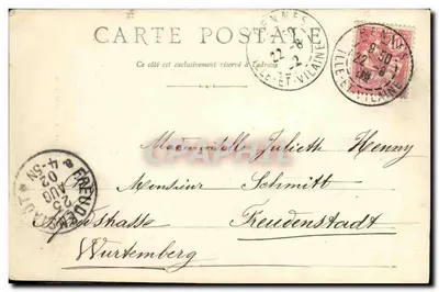 Rennes - Krzyż Misji — A.G. N.16 — Rewers