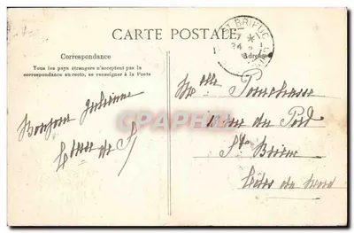 Rennes — Quais Duguay-Trouin i Lamennais — G. F. — kolekcja E. Mary-Roussellière — Rewers