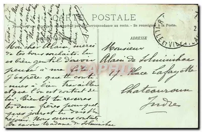Rennes — Le Nouveau Tabor — La Cascade — LL. — Verso