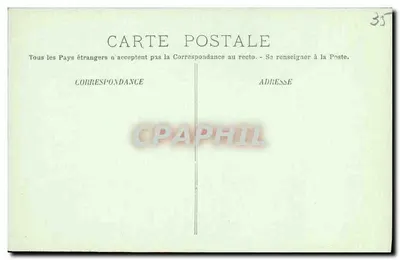 Rennes - Le Château Branlant — LL, éditeur LL, n° 81 — Verso