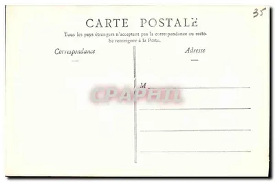 Rennes — Velho escadote na rua Vasselot — W. L. à Rennes, n° 530 — Verso