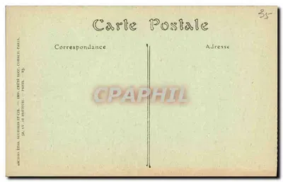 Rennes — Pałac Handlu i Nowe Ogrody nad Vilaine — JND Phot. — Rewers