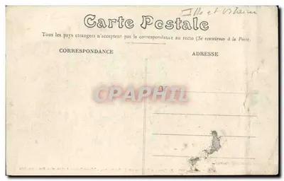 Rennes — Pałac Sądowy — Sala dawnego Sejmu Bretanii — Piękne tapicerki z Gobelins — Rewers