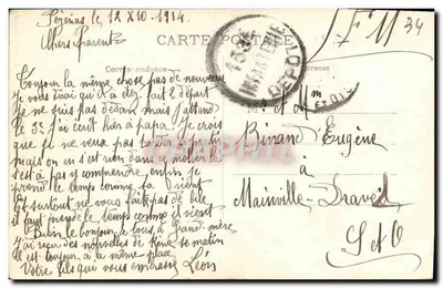 Pézenas - Monumento Molière — Edição Gascard — Verso