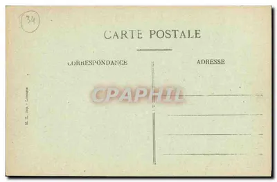 Montpellier — Widok na Zamek Wody, Promenada Peyrou — Rewers