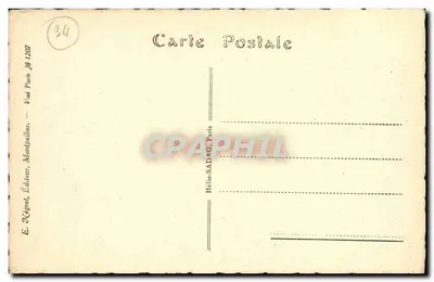 Montpellier — Arc Triumfalny i wieża kościoła św. Anny — Hélio-SADAG, Paryż, n° 1207 — Rewers