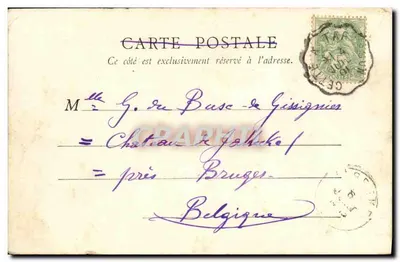 Donjon Obserwatorium - Stary telegraf Chappe — Montpellier — B.F. Paris — Rewers