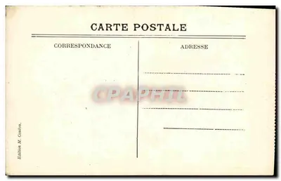 Palavas — A Praia — Edição M. Cauton — Verso