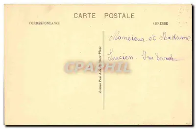 Palavas-les-Flots — Chalety nad lewym brzegiem — Wydawnictwo Paul Aulas-Photo-Plage — Rewers