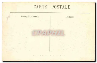 Beziers — Avenida e estátua de Paul Riquet — Mazet-Pons, n°3 — Verso