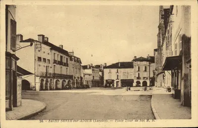 Saint-Sever-sur-Audour (Landes) — Praça Torre de Sot M.D.