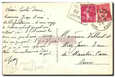 Bellefontaine (Jura) — Vista geral — Les Éditions C. L. Desançon, n° 13956 — Verso