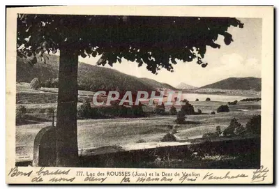 Lago das ROUSSES (Jura) e a Dent de Vaulion — L. Michaux, Editor, Baiegarde