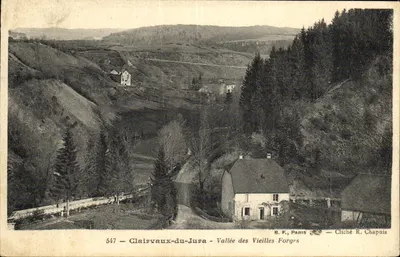 Clairvaux-du-Jura — Vale das Velhas Forjas — B.F., Paris — Cliché R. Chapuis