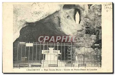 Chaumont — Parque Sainte-Marie — Gruta de Nossa Senhora de Lourdes — Editora: Livraria Jeanne d'Arc