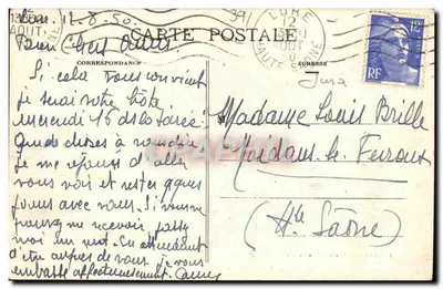 Chaumont — Parque Sainte-Marie — Gruta de Nossa Senhora de Lourdes — Editora: Livraria Jeanne d'Arc — Verso