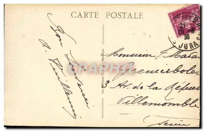 Le Verneau — Pielgrzymki krajobrazowe Franche-Comté — Wydawnictwo C. Beslayon — Rewers