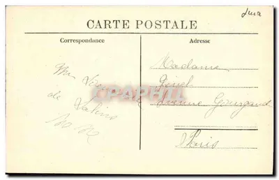 Aproximadamente Salins-les-Bains — "O Presidente", pinheiro de 52 metros e 300 anos — Edição Figuèren, n°166 — Verso