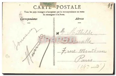 Salins-les-Bains — Dal van Sint-Jozef — Uitgave G. B., Lons-le-Saunier, N° I — Achterkant