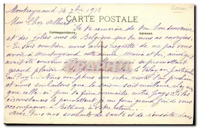 Lavalla -- Route van de Mont Pilat — Achterkant