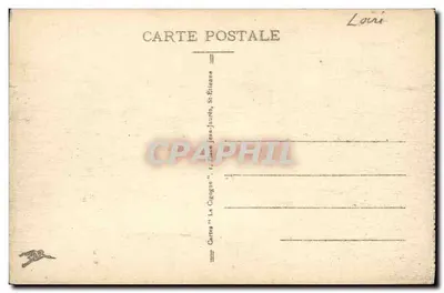 St-Étienne - Place de l'Hôtel-de-Ville — wydawca La Cigogne, n°6 — Rewers