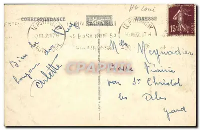 Le Puy — Estátua Colossal de Nossa Senhora da França sobre o Rocher Corneille — LL. — n°124 — Verso
