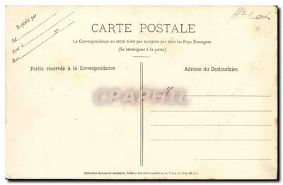 Le Puy - Vista geral tirada da Estrada de Saugues (Aspecto Sudoeste) — "Le Velay Illustré" n°37 — Verso