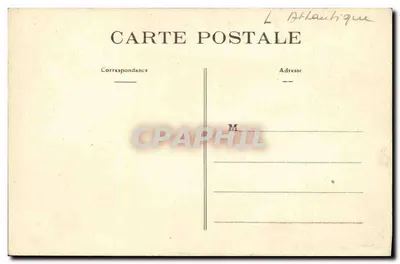 St-Nazaire - A Igreja de St-Nazaire e a Cure — Coleção Morel, St-Nazaire — Verso