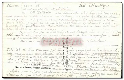 Mourmelon-le-Grand — Plac Oręża i Kościół — LL. — Rewers