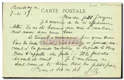 Boussay (Loire-Inf.) — Der Kriegsdenkmal 1914-1918 — Verlag Guichetelon — Rückseite