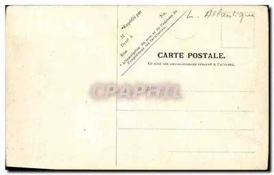 Bourg de Batz — Ruinas de la iglesia de Nuestra Señora del Frutteto — V. E. Paris, No 7 — Reverso