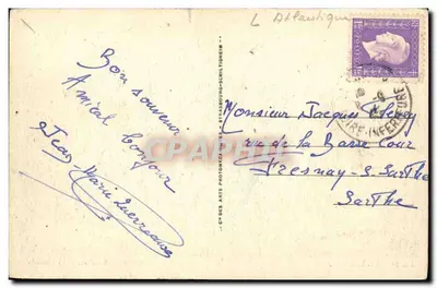 Le Croisic — L'Entrée du Port et l'Estacade — LL.91, éditeur CP DES ARTS DES ARTS - STARSBOURG-SCHILTIGHEIM — Verso