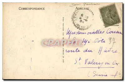 Ruinen der Abtei Jumièges — Die beiden Türme der Kirche Notre-Dame — ND — Rückseite
