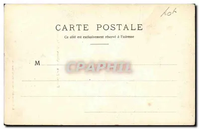 Castelo de Lagrezette — Caillac (Lot) — Editor E. Dreuilhe, Cahors — Verso