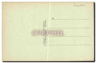 Brides-les-Bains — I Ghiacciai della Vanoise — n° 445 — Verso