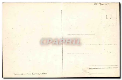 Chamonix - La Flégère i Morze Lodowe — J. J. 7861 — Rewers